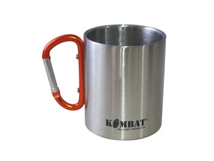 Hrnek CARABINER dvoustěnný NEREZ OCEL