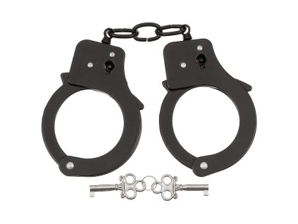 Pouta na ruce řetízková SINGLE LOCK ČERNÁ