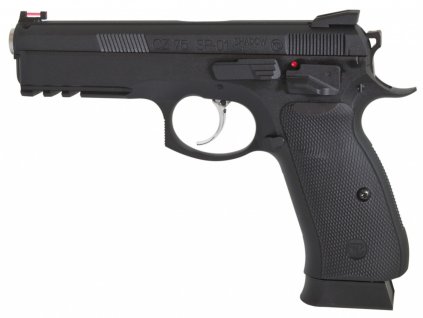 Vzduchová pistole ASG CZ-75 SP-01 Shadow Blow Back 4,5mm  + Sada 5ks bombiček CO2 12g