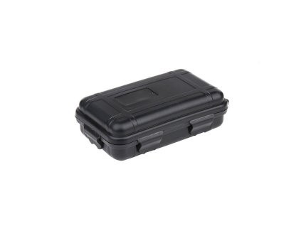Krabička plastová vodotěsná s polstrováním malá ČERNÁ