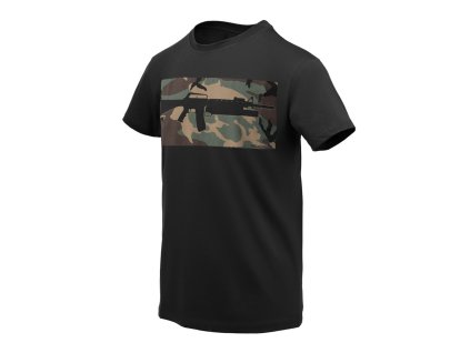 Triko 16/203 COMBO ČERNÉ/US WOODLAND (velikost 3XL)