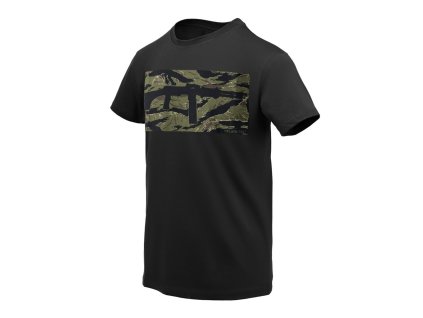 Triko RPD ČERNÉ/TIGER STRIPE (velikost 3XL)