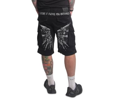 Pánské Yakuza Kraťasy Cargo Gunnery 23005 black (Velikost 36)