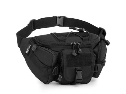 Ledvinka taktická velcro ČERNÁ