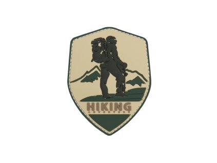 Nášivka HIKING ADVENTURE velcro BAREVNÁ