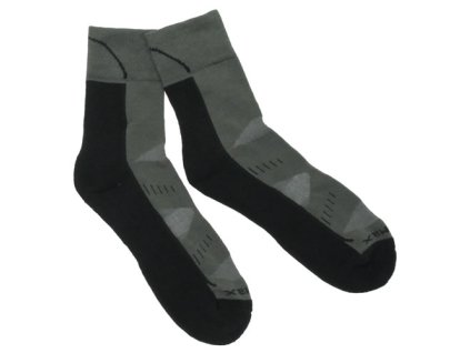 Ponožky FOX trekingové ARBER ZELENÉ/ČERNÉ (velikost 45-47)