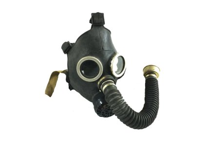 Maska plynová ruská dětská s chobotem PDF-D (P15) ČERNÁ (velikost 1)