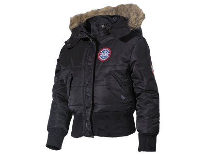 Bunda dětská s kapucí N-2B POLAR ČERNÁ (velikost XXL)