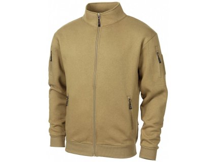 Mikina za zip TACTICAL COYOTE (velikost 3XL)