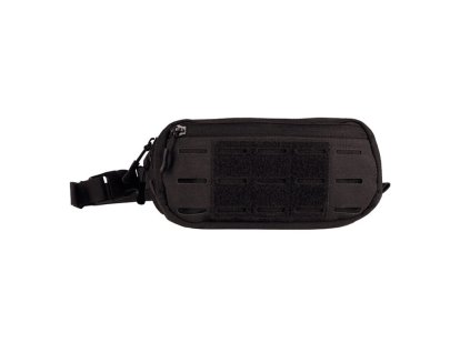 Ledvinka VELCRO panel - MOLLE LASER vazba ČERNÁ