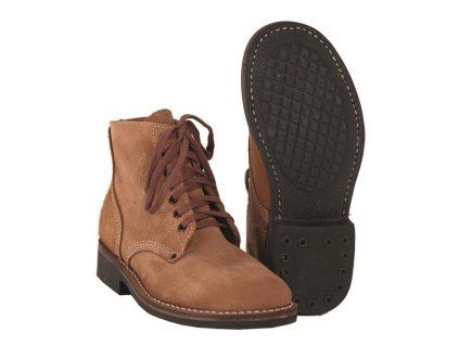 Boty US M43 boj.kož. nízké repro (velikost 12)