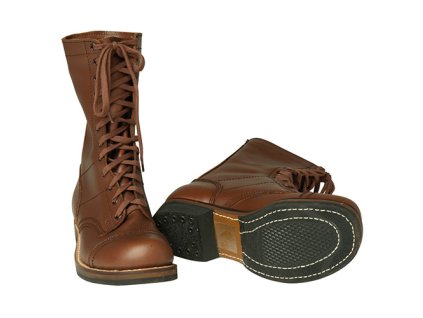 Boty US PARA HNĚDÉ repro (velikost 8)