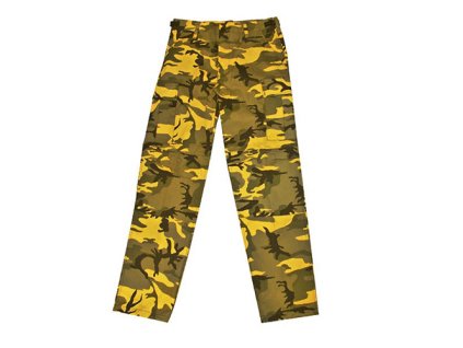Kalhoty US BDU YELLOW CAMO MMB (velikost M)