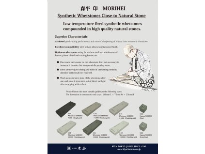 Brusný kámen KIYA MORIHEI #12000 - 210x75x25mm  + Sleva 300,- Kč s kódem "DELI300"