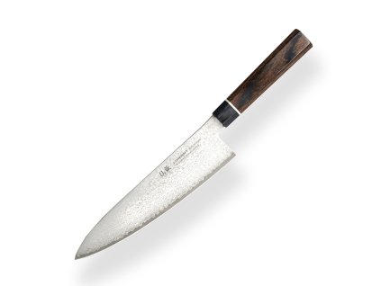 Japonský nůž Gyuto/Chef Suncraft VG-10 Black Damascus 200 mm  + Doprava zdarma na další nákup