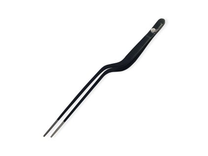 Zahnutá kuchařská pinzeta Dellinger Black 210 mm