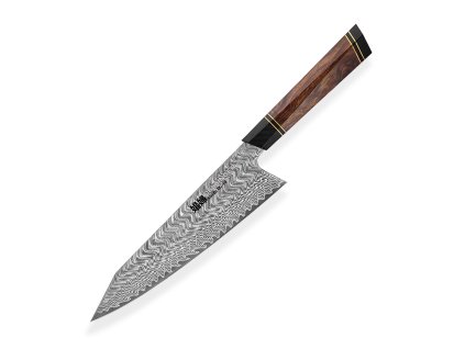 20762 damaskovy kucharsky nuz kiritsuke chef 215 mm dellinger octagonal desert iron wood vg 10