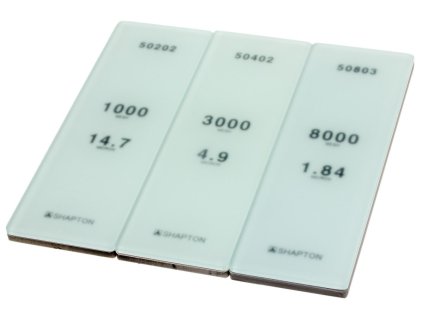 Set japonských brusných kamenů #1000, #3000 a #8000 SHAPTON GlassStone  + Doprava zdarma na další nákup