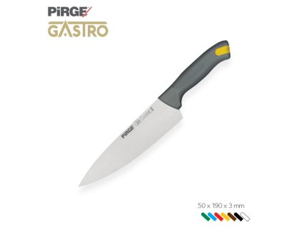 24335 kucharsky nuz chef 190 mm pirge gastro haccp 7 barev