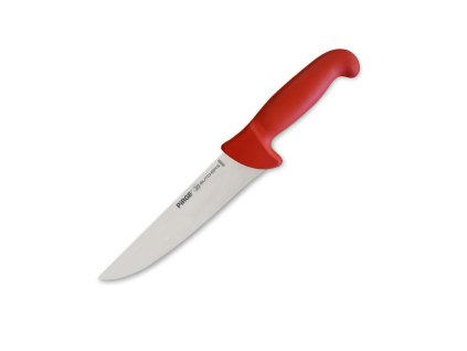 Řeznický plátkovací nůž 190 mm červený Pirge BUTCHER'S