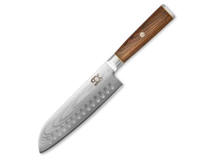 Nůž kuchyňský Santoku 185 mm SOK Cocobolo White Damascus  + Sleva 100,- Kč s kódem "DELI100"