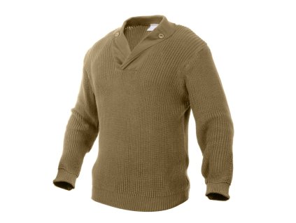 Svetr US WWII mechanik repro KHAKI (velikost XXL)