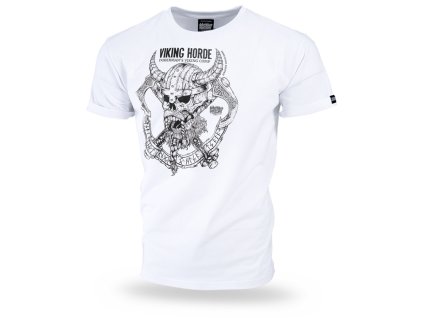 Pánské triko Dobermans Aggressive VIKING HORDE TS283 bílé (Velikost XXL)
