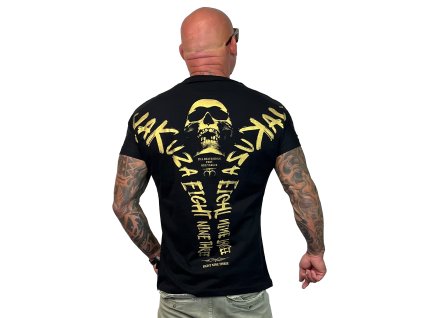 Pánské triko Yakuza VIP Skull Tree TSB 23064 Black (Velikost M)