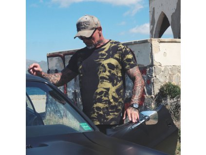 Pánské triko Yakuza VIP Graveyard TSB 23065 Black