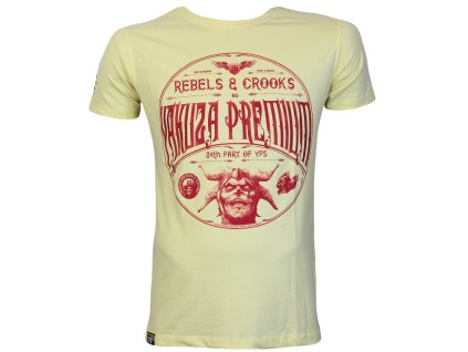 Pánské triko Yakuza Premium YPS 3618 yellow (Velikost M)