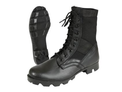 Boty US G.I. JUNGLE ocelová špička ČERNÉ (velikost 9)