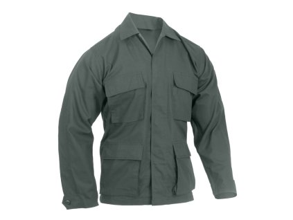 Blůza US typ BDU rip-stop ZELENÁ (velikost XL)