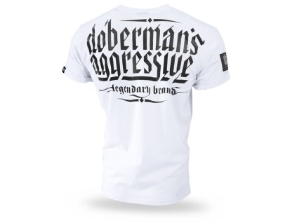 Pánské triko Dobermans Aggressive UNITED FIGHT TS279 bílé