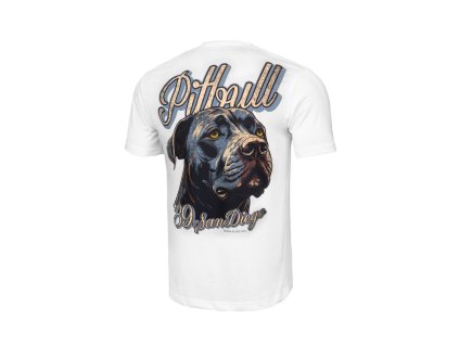 PitBull West Coast - pánské triko ORIGINAL bílé