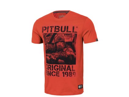 PitBull West Coast - pánské triko Drive flame red (Velikost M)