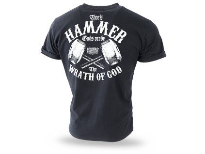 Pánské triko Dobermans Aggressive THOR HAMMER TS298A černé (Velikost L)