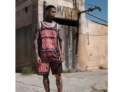 Pánské tílko Yakuza Varsity Mesh 24065 black (Velikost XL)