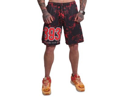 Yakuza pánské kraťasy Varsity Mesh 24017 black (Velikost M)