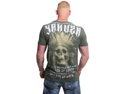 Pánské triko Yakuza Afraid Of Life 24033 cilantro (Velikost M)