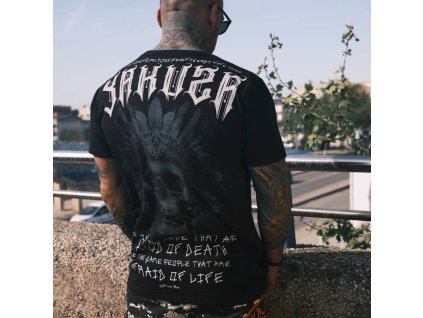 Pánské triko Yakuza Afraid Of Life 24033 black
