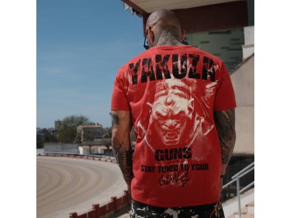 Pánské triko Yakuza Axe 24022 red
