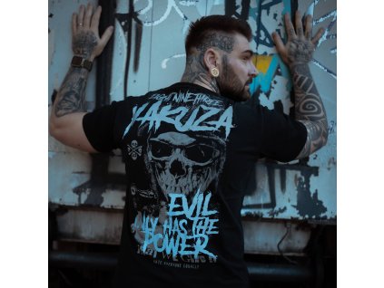 Pánské triko Yakuza Evil Only V02 23033 black rflx (Velikost M)