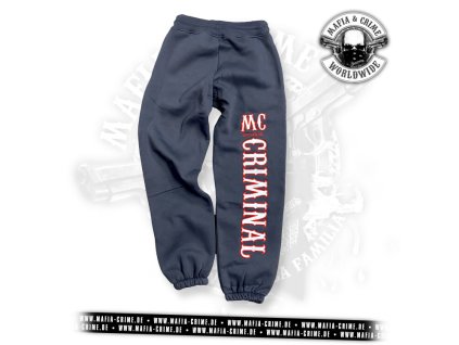 Pánské tepláky Mafia & Crime Boys Pant anthrazite (Velikost M)