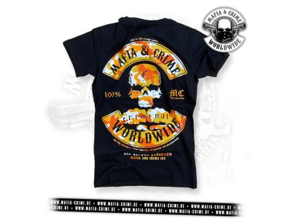 MC Mafia & Crime Worldwide Patch Boys Shirt black (Velikost M)