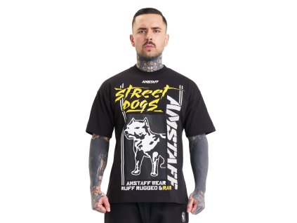 Amstaff pánské triko Hunters black (Velikost L)