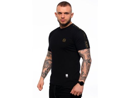 PÁNSKÉ TRIKO OCTAGON Stripe black/gold