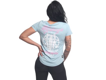 Dámské triko Yakuza Evil Only Crew Neck 23131 sterling blue (Velikost M)