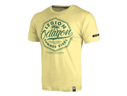 Pánské triko Octagon Summer Vibes yellow