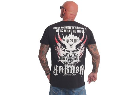 Pánské triko Yakuza Hide 24030 black