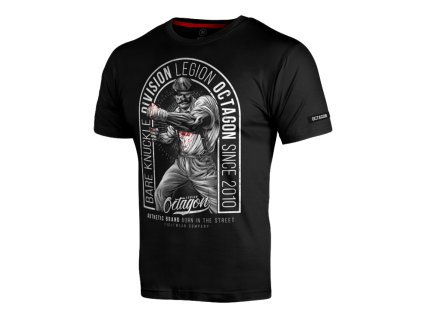 Pánské triko Octagon Bare Knuckle black (Velikost M)